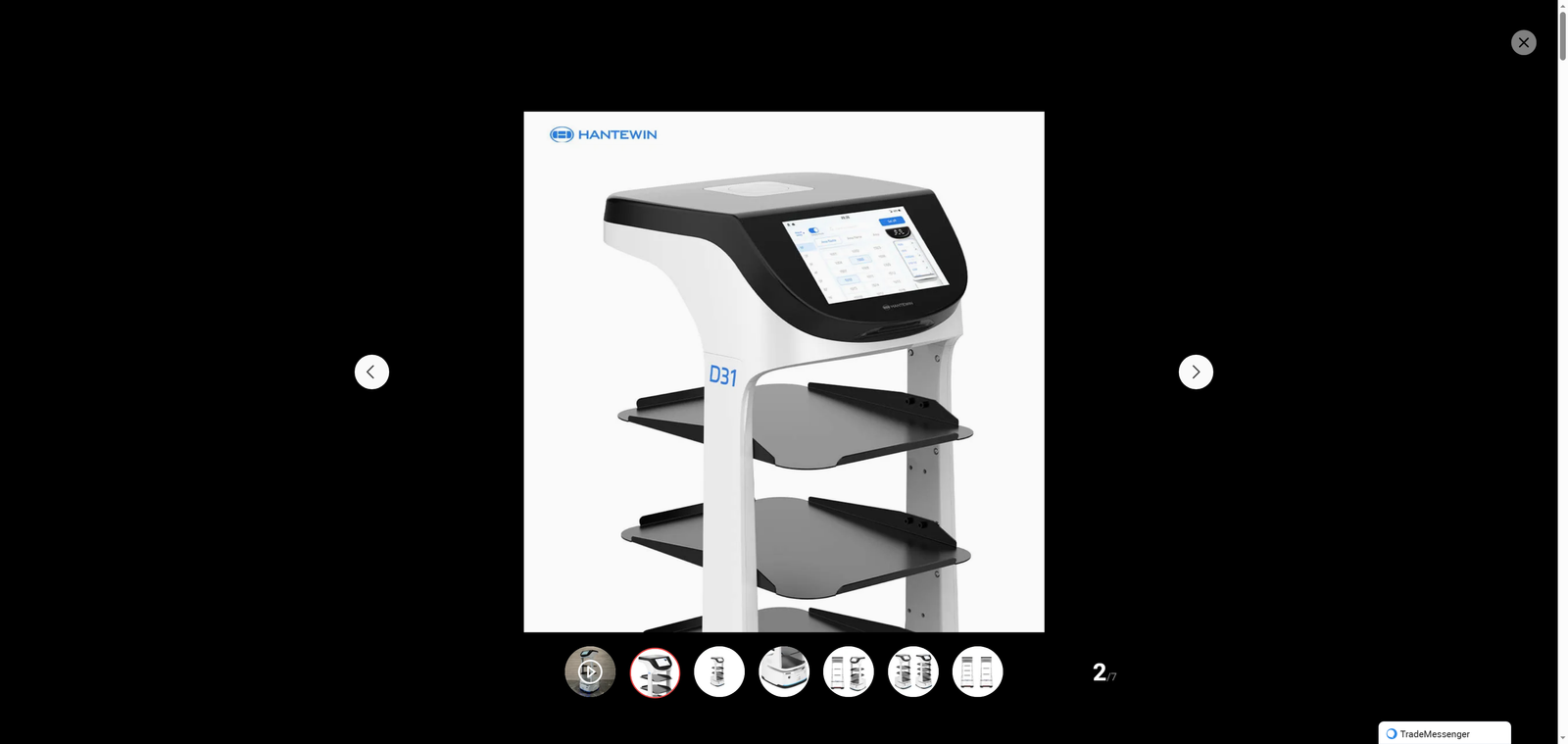 New Arrival Hotel Restaurant Food Delivery Robot Intelligent Hotel Auto Meal Self-Service Robot