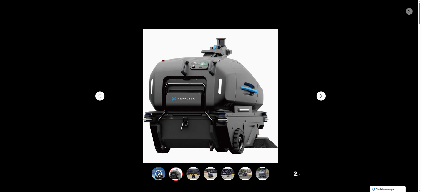 Automatic Floor Cleaning Robot Patrol Sweeper Robot for Hotel