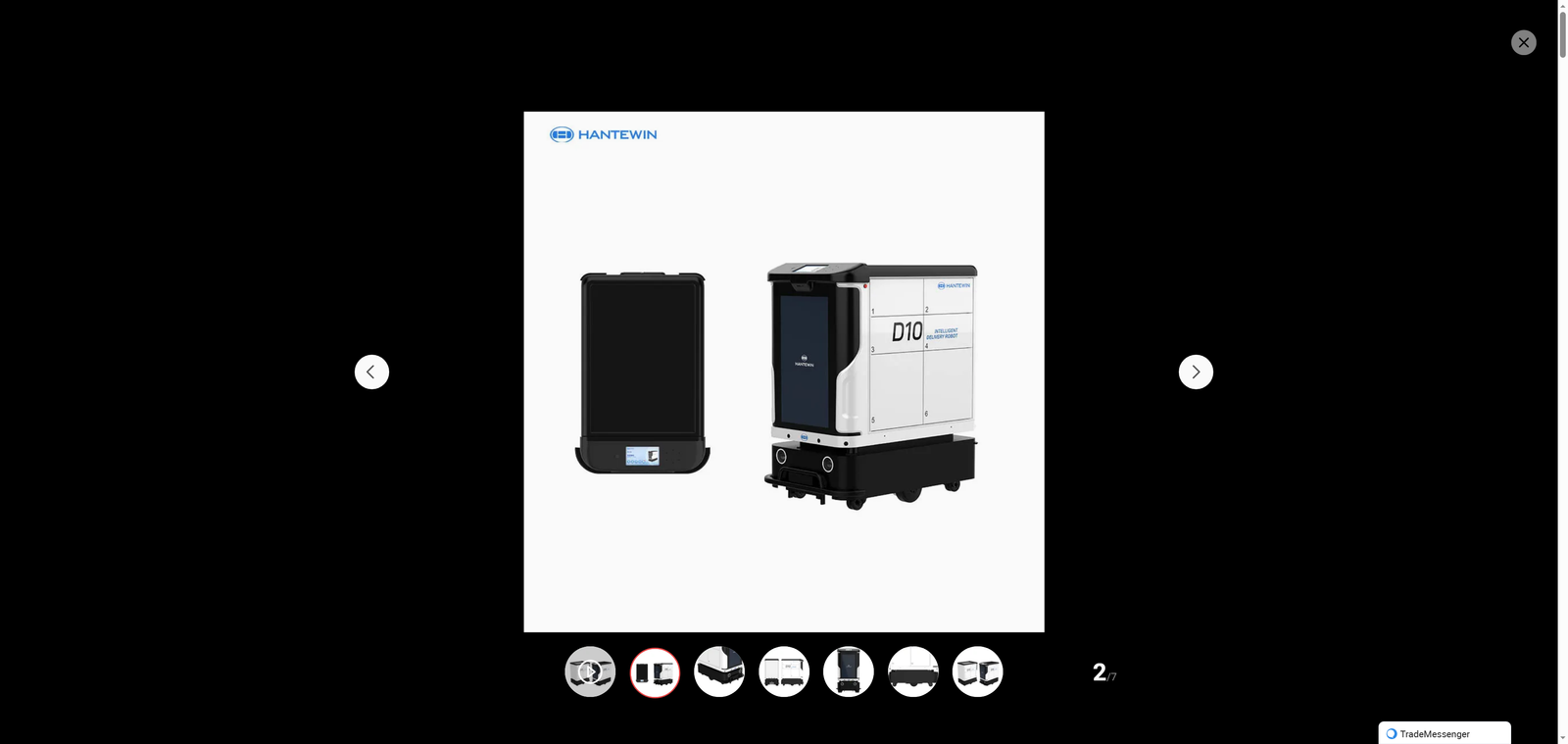 Intelligent Navigation Hotel Shopping Mall Delivery Robot with Large Bearing Capacity Large Ad Screen