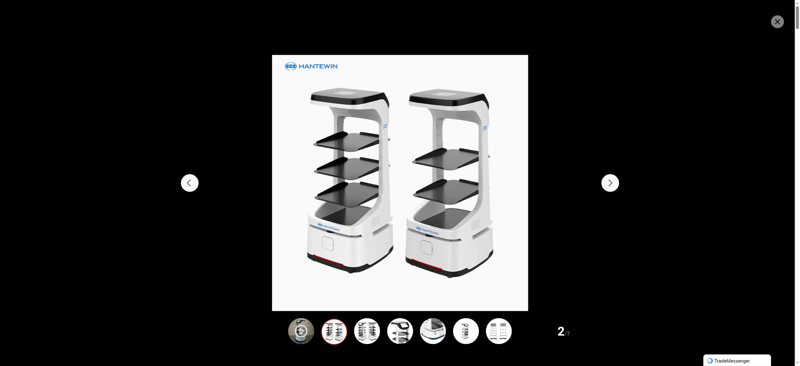 High-Quality Artificial Intelligence Intelligent Service Delivery Robot for Hotel and Restaurant