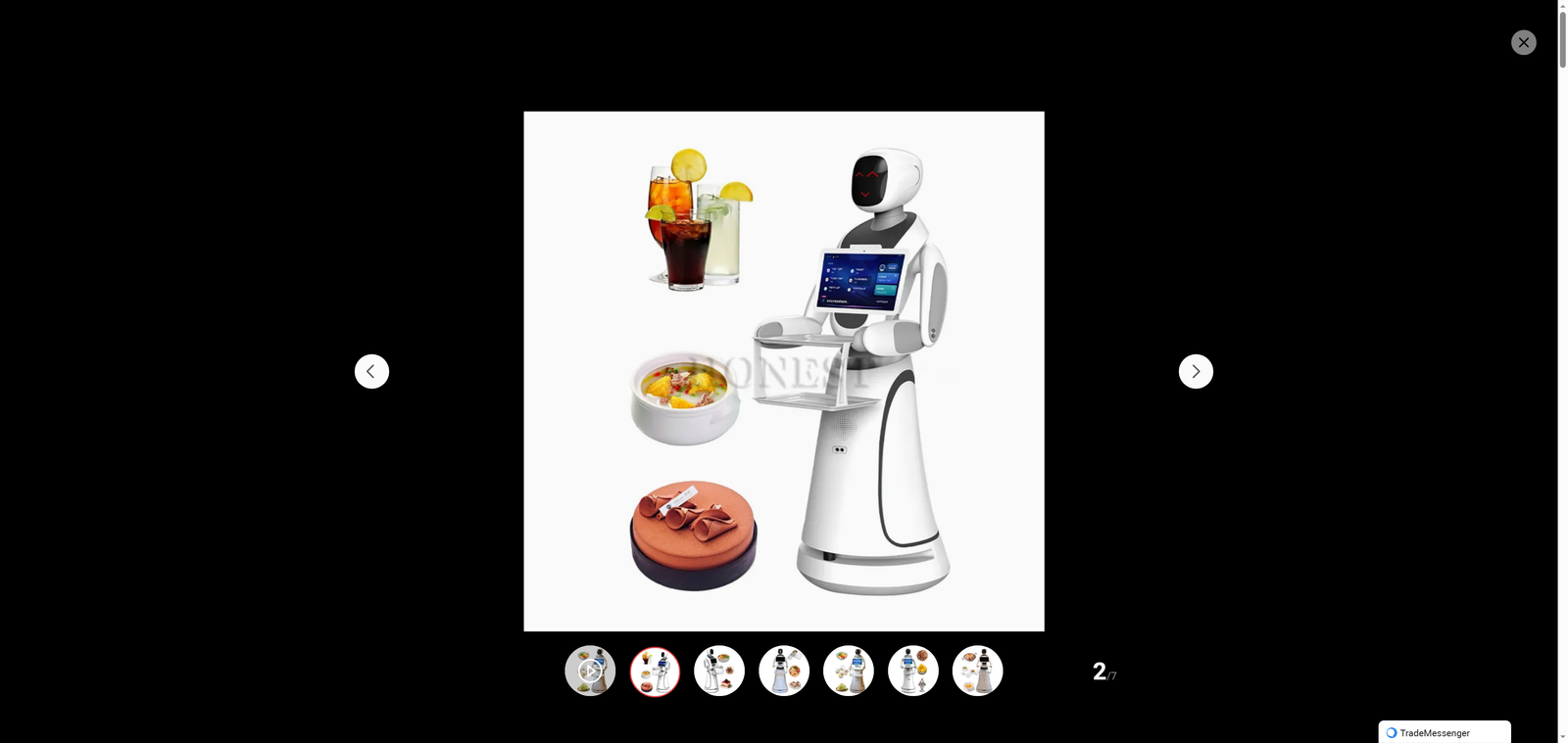 Durable Autonomous Hotel Delivery   Intelligent Robot   Service Robot Price