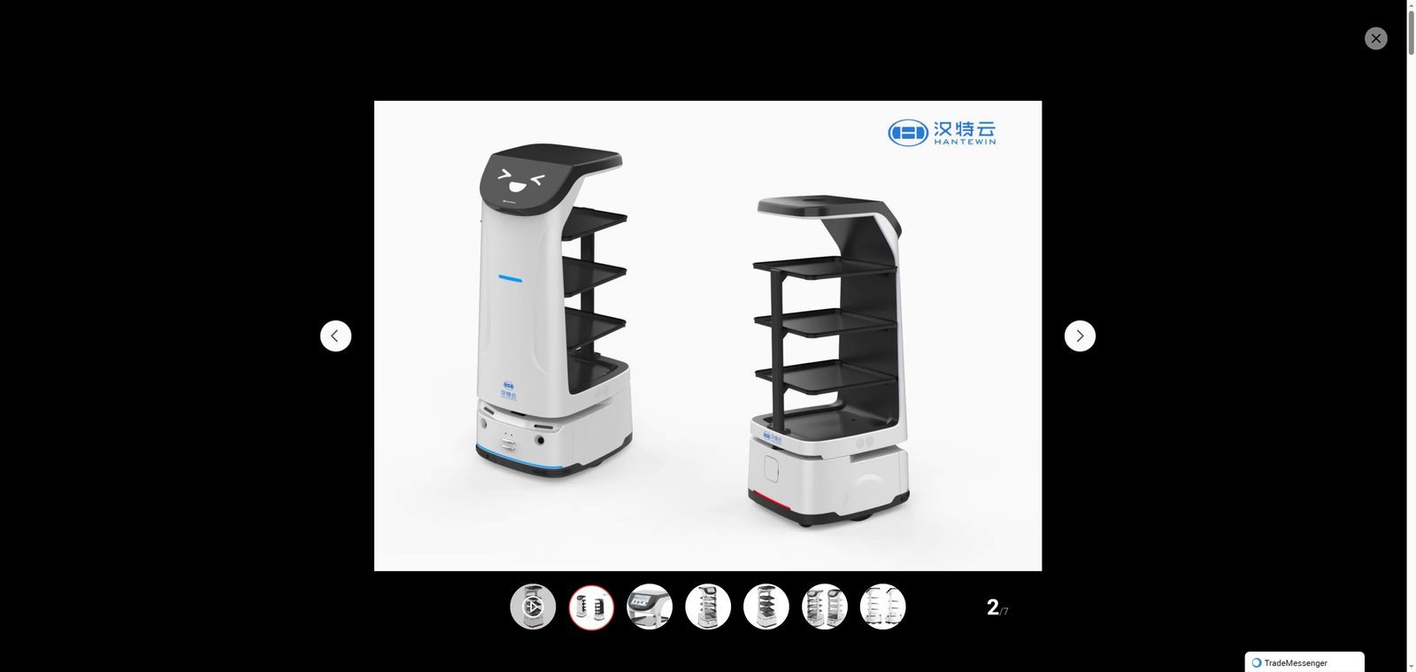 Intelligent Custom Indoor Fast Food Coffee Delivery Robot for Hotel Restaurant Commercial Use