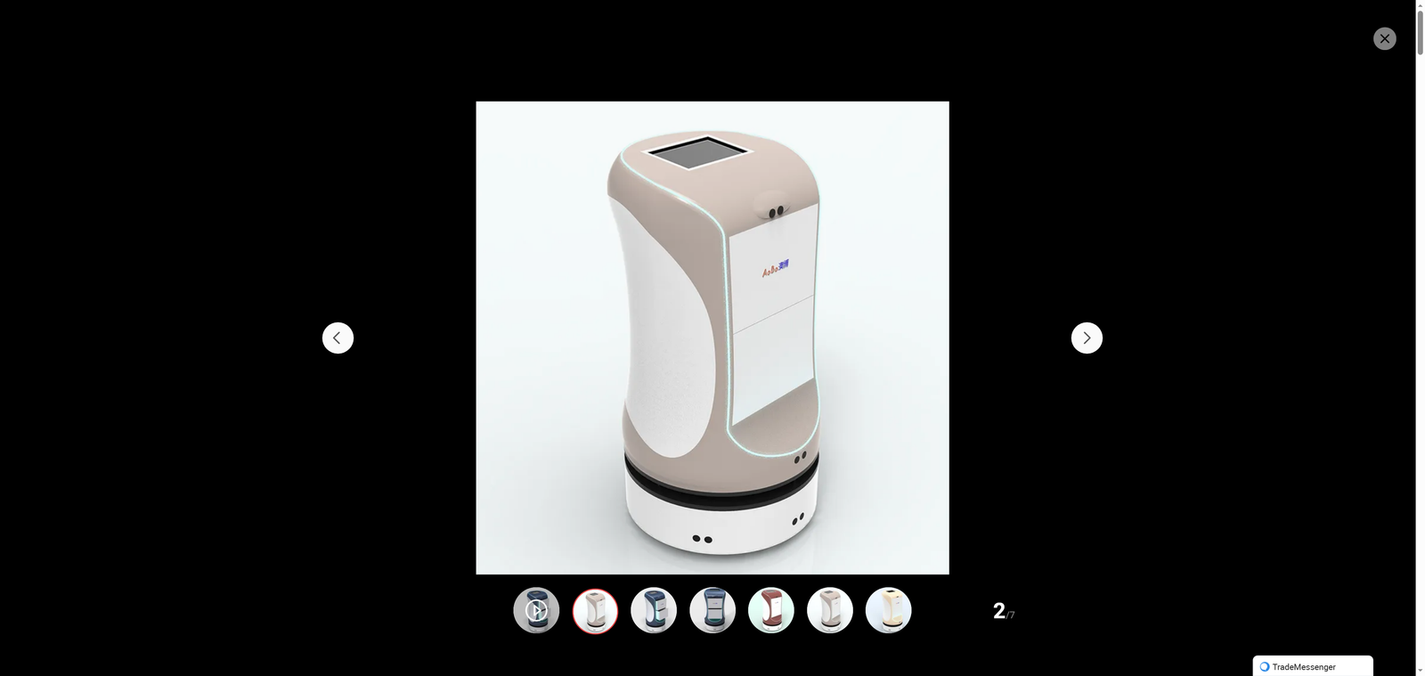 Good Quality Factory Custom Anti - Collision System Hotel Delivery Robot