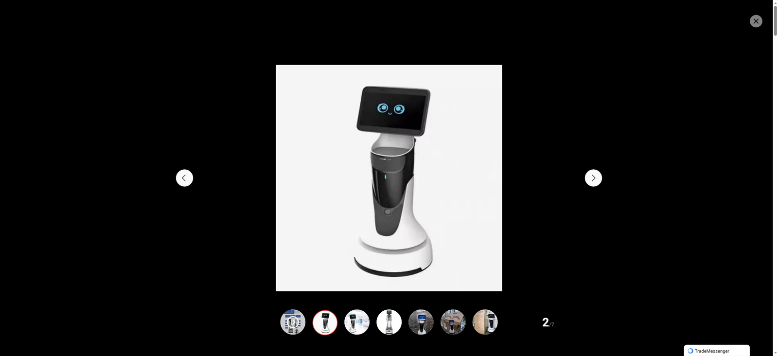 Advanced Smart Ai Commercial Humanoid Robot with Real Human Service