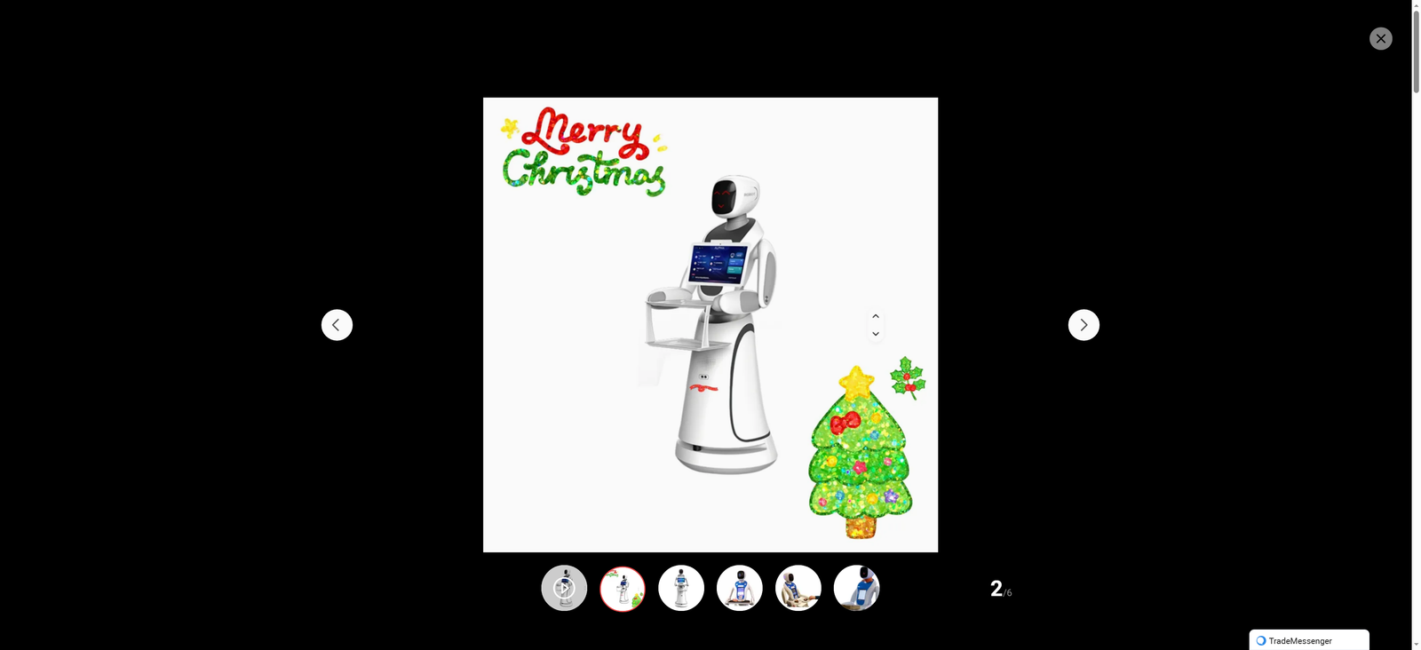 Smart Humanoid Robot Restaurant and Hotel Delivery-Amy Delivery Robot