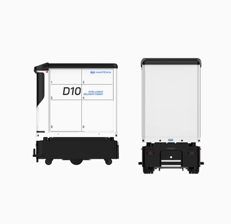 Intelligent Navigation Hotel Shopping Mall Delivery Robot with Large Bearing Capacity Large Ad Screen