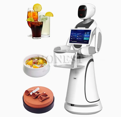 Durable Autonomous Hotel Delivery  Intelligent Robot  Service Robot Price