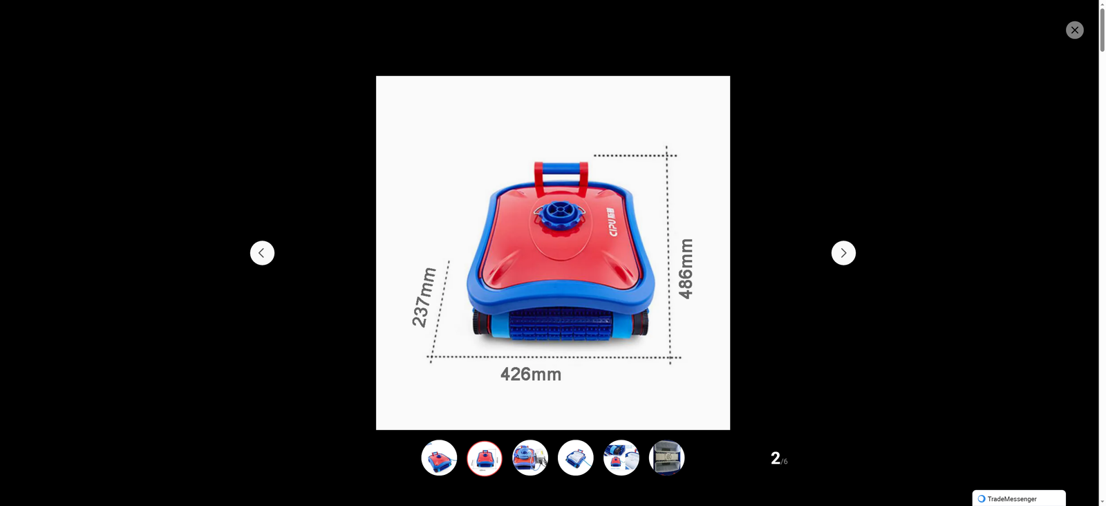 Full Automatic Intelligent Electrique Cleaner Climbing Wall Robot for Swimming Pool