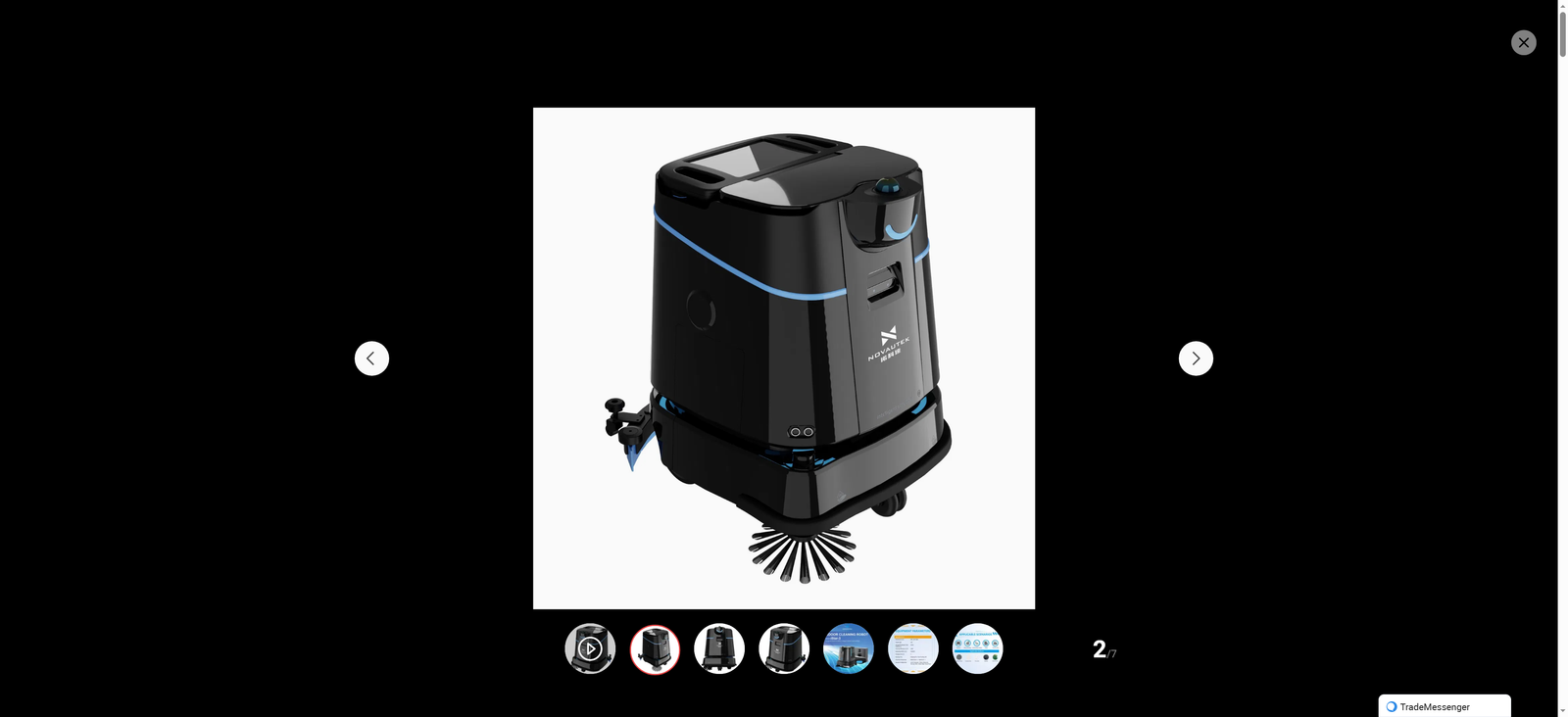 Autonomous Task Execution Multi-Floor Cleaner Hotel Lobbies Restaurants Compact Cleaning Robot