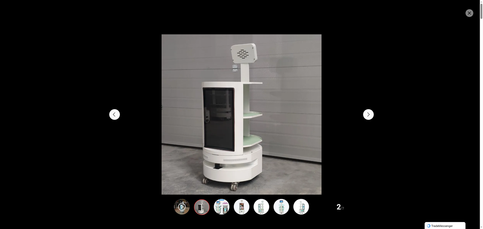 Multi-Functional Hotel Service Robot: Advertising Screen-Equipped, Food Delivery + Distribution + Advertising, Multi-Purpose