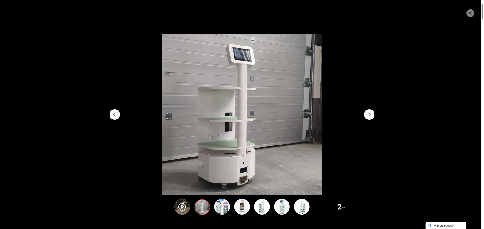 Intelligent Robot for Hotels   Restaurants: Dual Functions of Food Delivery   Item Conveyance, Adaptable to Banquet Mall Award Exhibition Scenarios