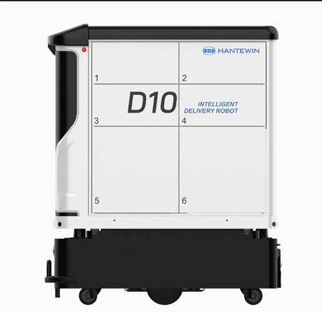 Multiple Storage Cabinets Hotel Office Item Autonomous Commercial Pacakge Delivery Robot