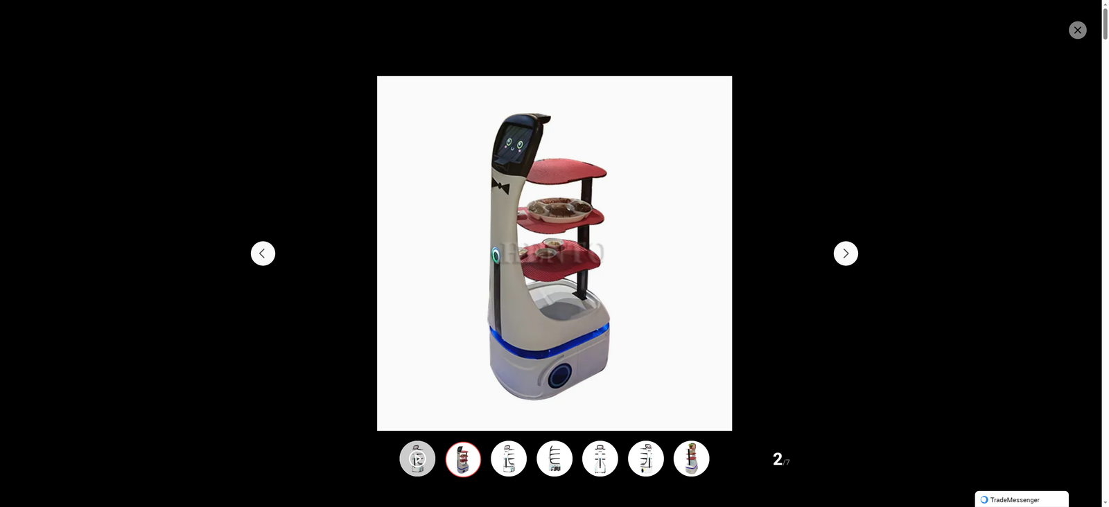 Delivery Robot Restaurant   Robot Delivery Food For Hotel