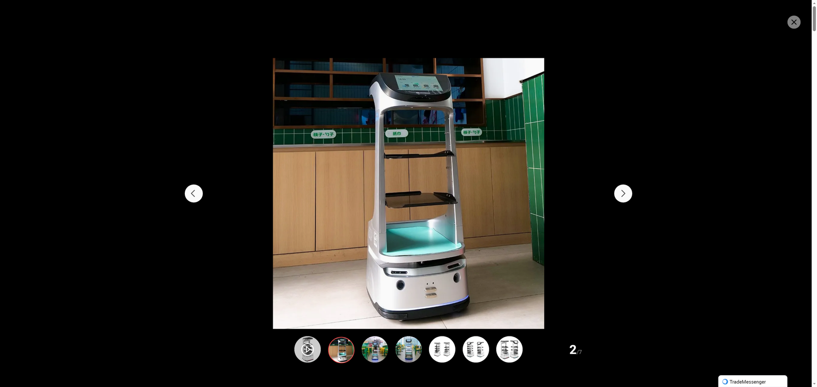 Intelligent Smart Food Delivery Robot for Hotel Room Service and Restaurant Trays