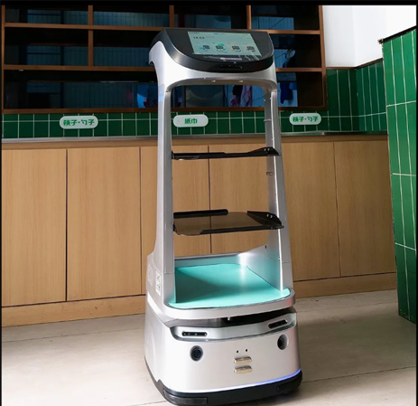 Intelligent Smart Food Delivery Robot for Hotel Room Service Restaurant Trays Intelligent Smart Food Delivery Robot for Hotel Room Service Restaurant Trays