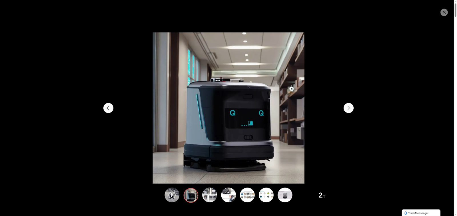 Best-Selling Super Robot Mop Commercial Cleaning Robot for Supermarkets Malls Hospitals Hotels