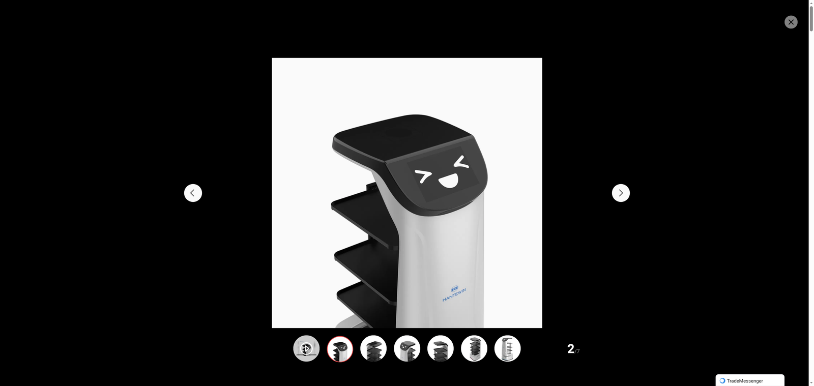 Intelligent Delivery Robot Waiter for Busy Hotel Restaurants and Fast Food Chains