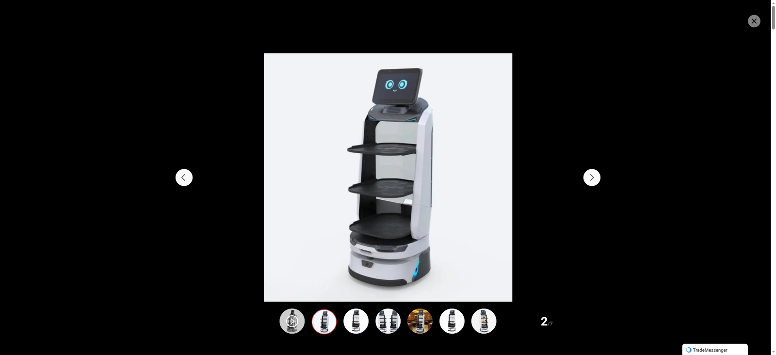 Large Intelligent Robot for Automatic Food Delivery Hotel Catering Commercial Customer Service Robots