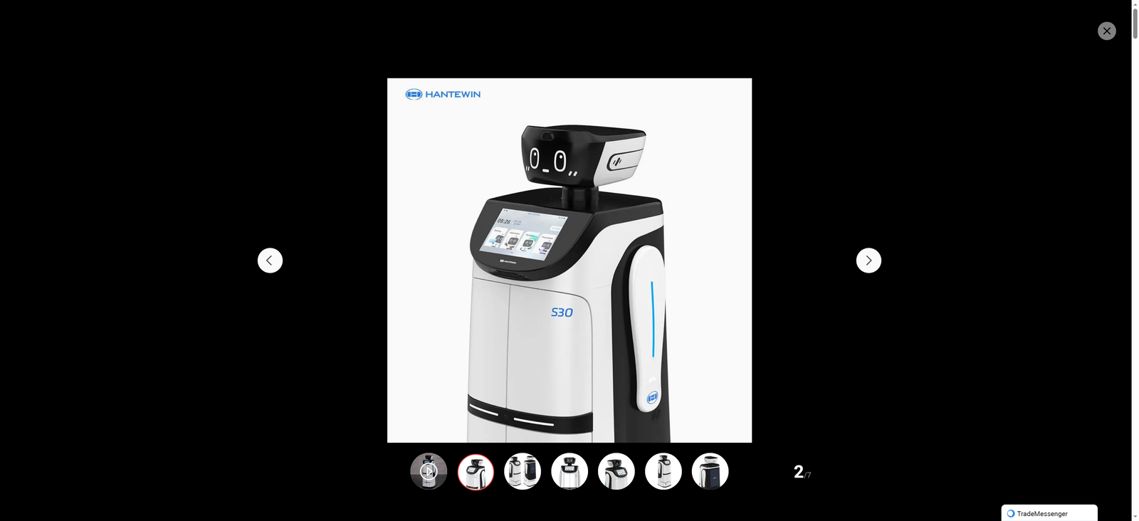 Factory Price Hotel Obstacle Avoidance Goods Delivery Robot Waiter Automatic Guiding Service Robot