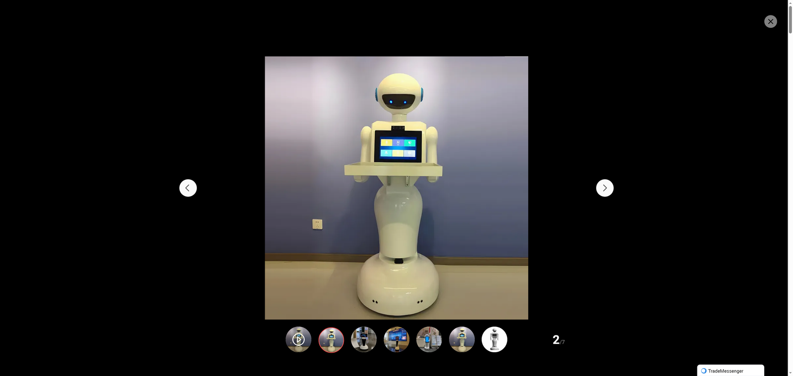 Restaurant Hotel Intelligent Delivery Food Service Robot Smart Restaurant Robot