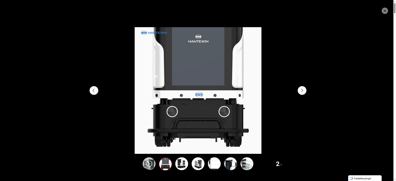 Hot Selling Robot Waiter for Restaurant Hotel Commercial Delivery Service Guide Waiter Robot