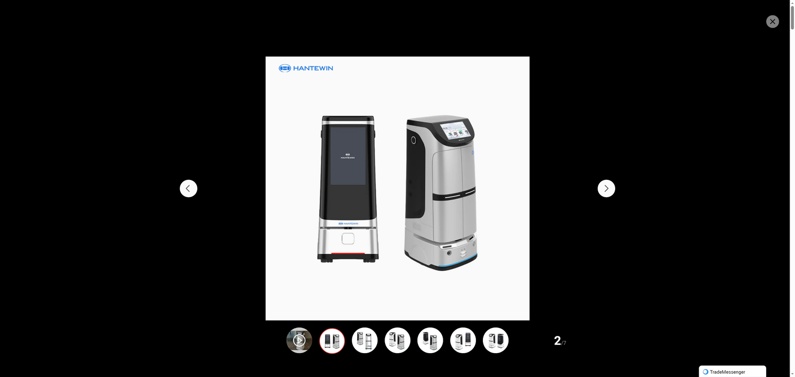 Advanced Intelligent Reliable Service Smart Hotel Restaurant Goods Delivery Robot All Needs