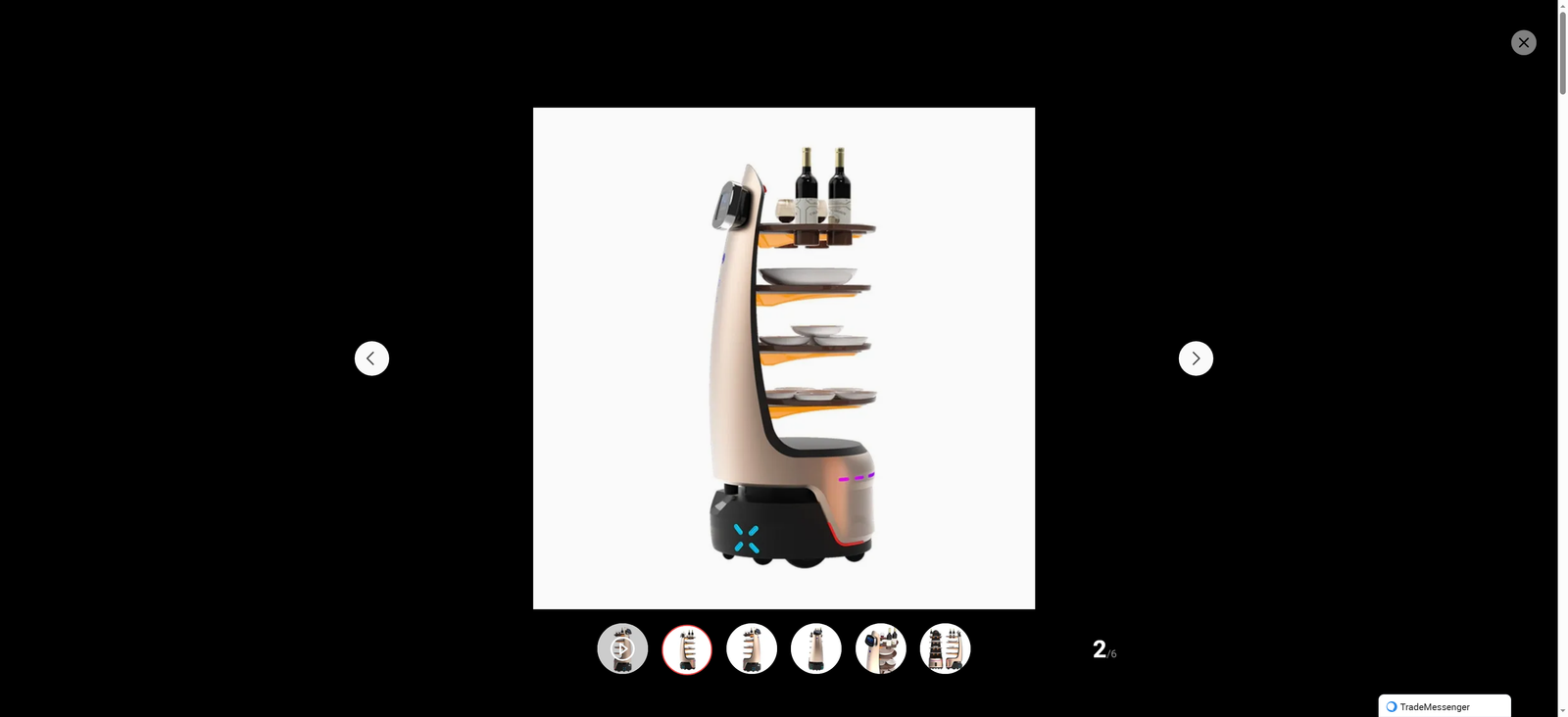 Hotels and Restaurants Automatically Charge and Avoid Obstacles for Accurate Delivery-Bearbot Delivery Robot