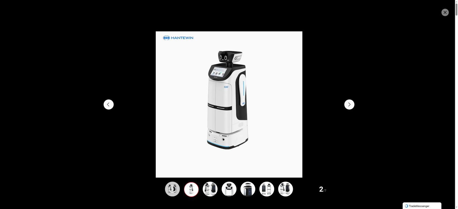 Hotel Waiter Robot Intelligent Reception Robot Used for Hotel Service Reception Advertising in Exhibition Halls