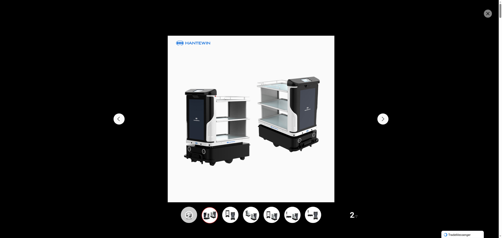 Dining with The Automatic Intelligent Waiter Service Food Delivery Robot in Hotel and Restaurarnt