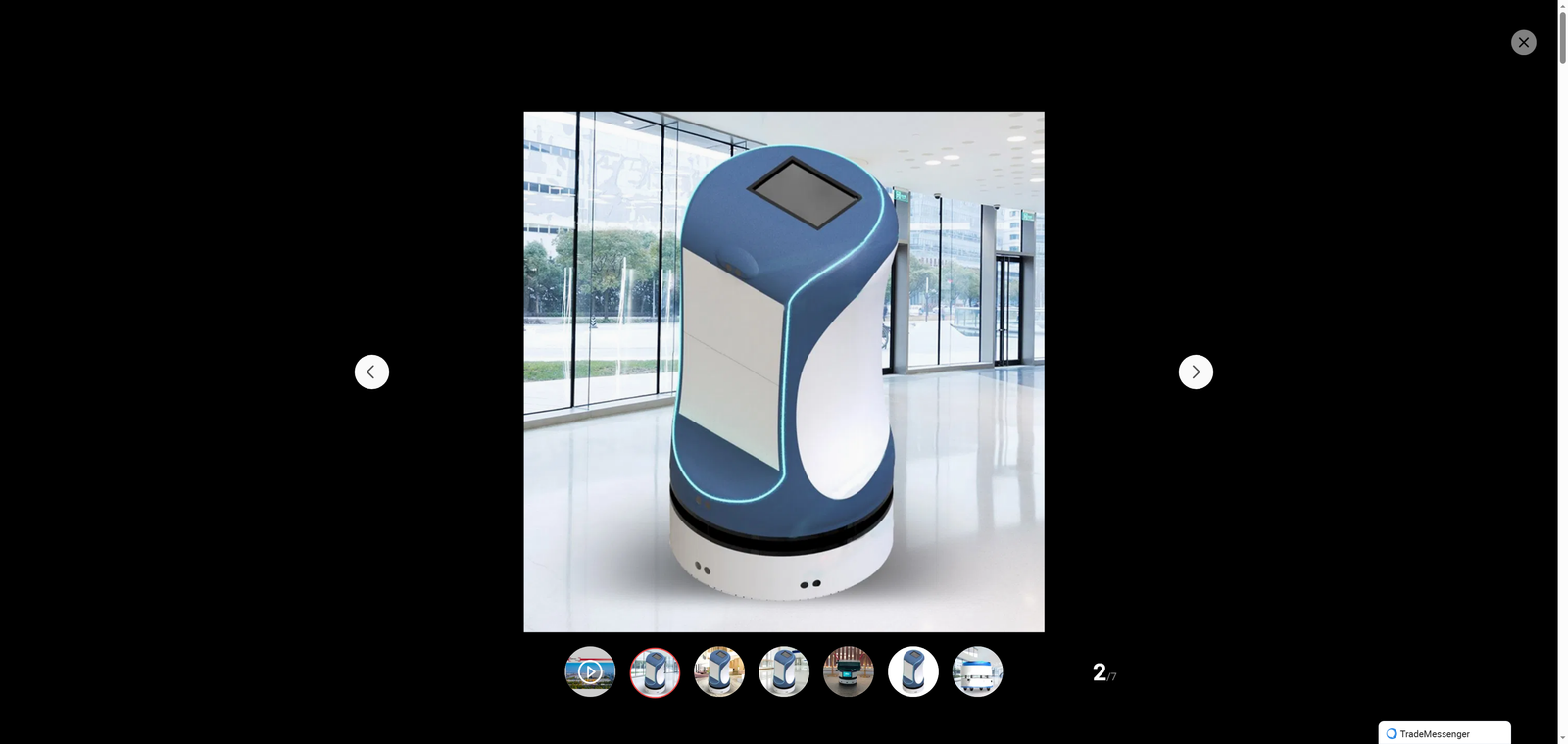 High-Tech Delivery Robot for Hotels with Automatic Recharge and Navigation