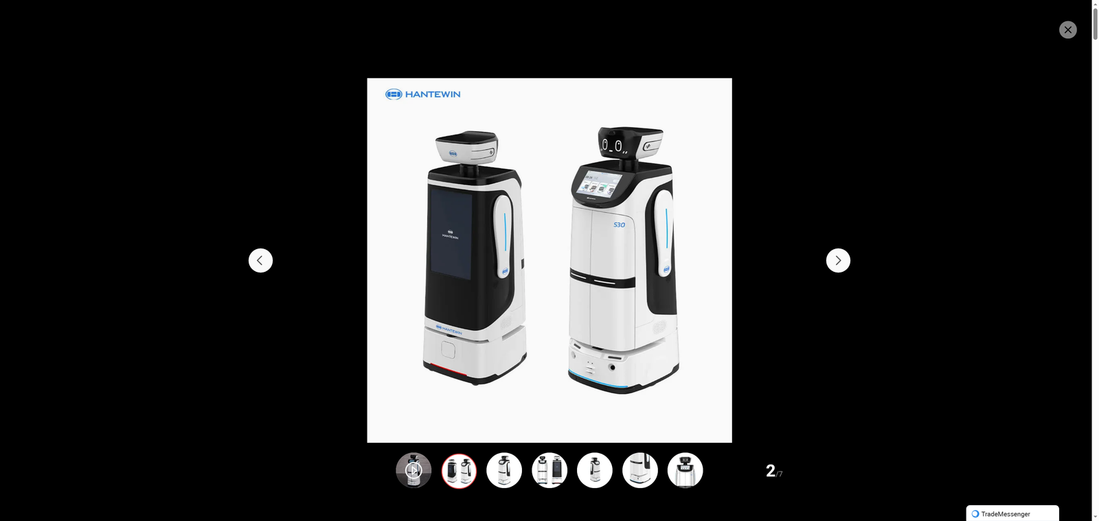 New Commercial Humanoid Robot Delivered to Hotel Rooms and Intelligent Service Waiter Robot