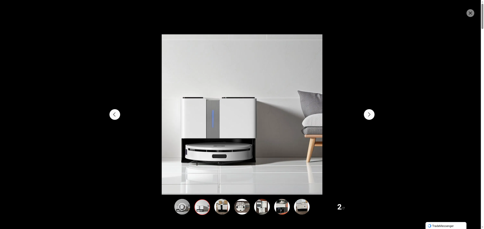 Intelligent Self-Cleaning Robot Vacuum Cleaner Mop Household Auto Empty Dock with Dust Collection Dirt Disposal for Wet Dry Use