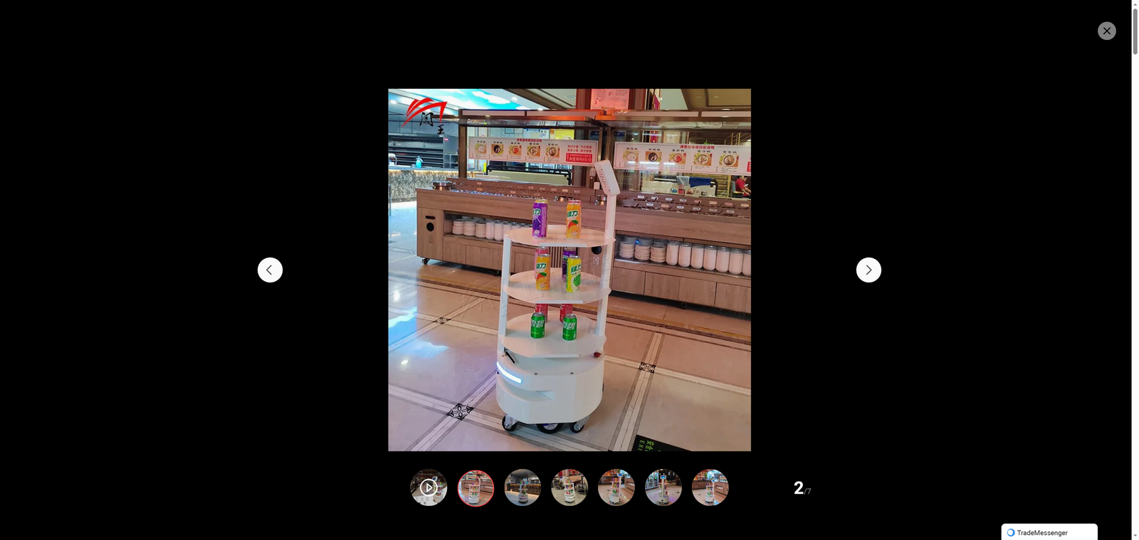 Autonomous Food Delivery Robot with Obstacle Avoidance -Perfect for Hotels