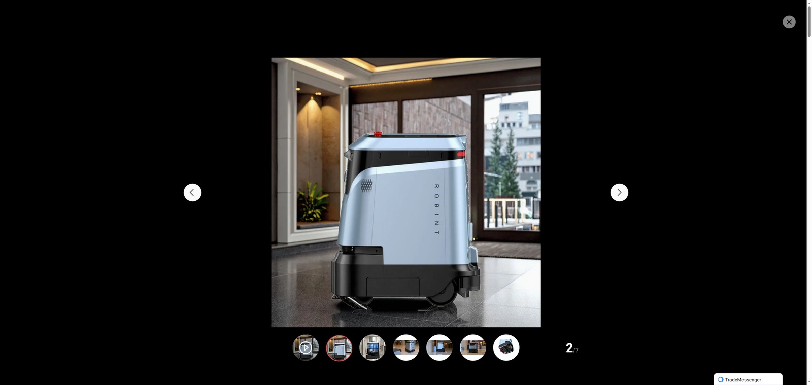 High Quality Commercial Cleaning Robot Intelligent Carpet Sweeping and Mopping Robot for Floor Cleaning