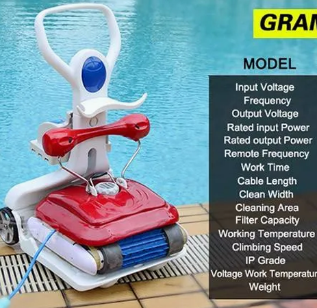 China Automatic Swimming Pool Cleaning Equipment Grampus Swimming Pool Robot Cleaner