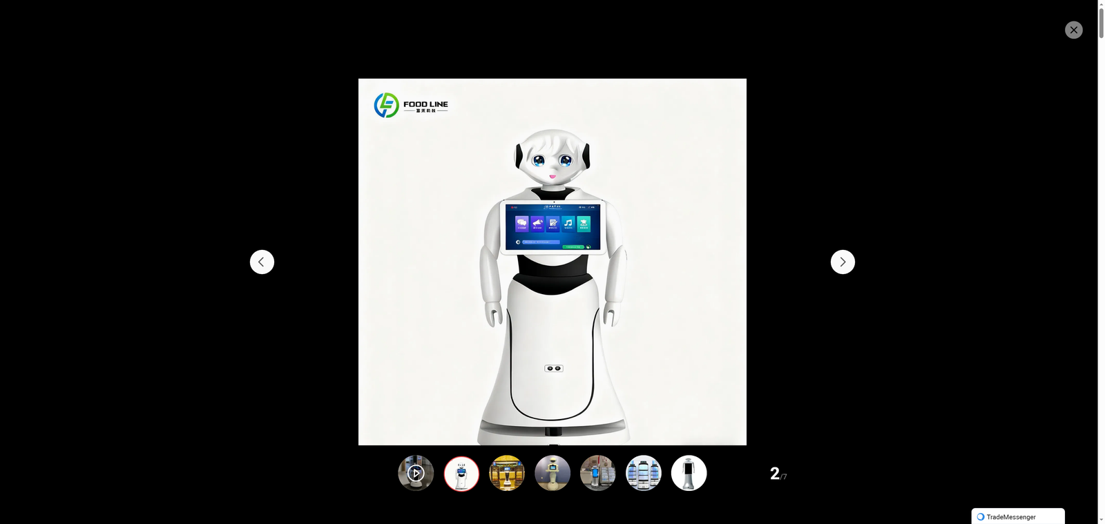 Commercial Waiter Professional Multi-Floor Food Delivery Robot