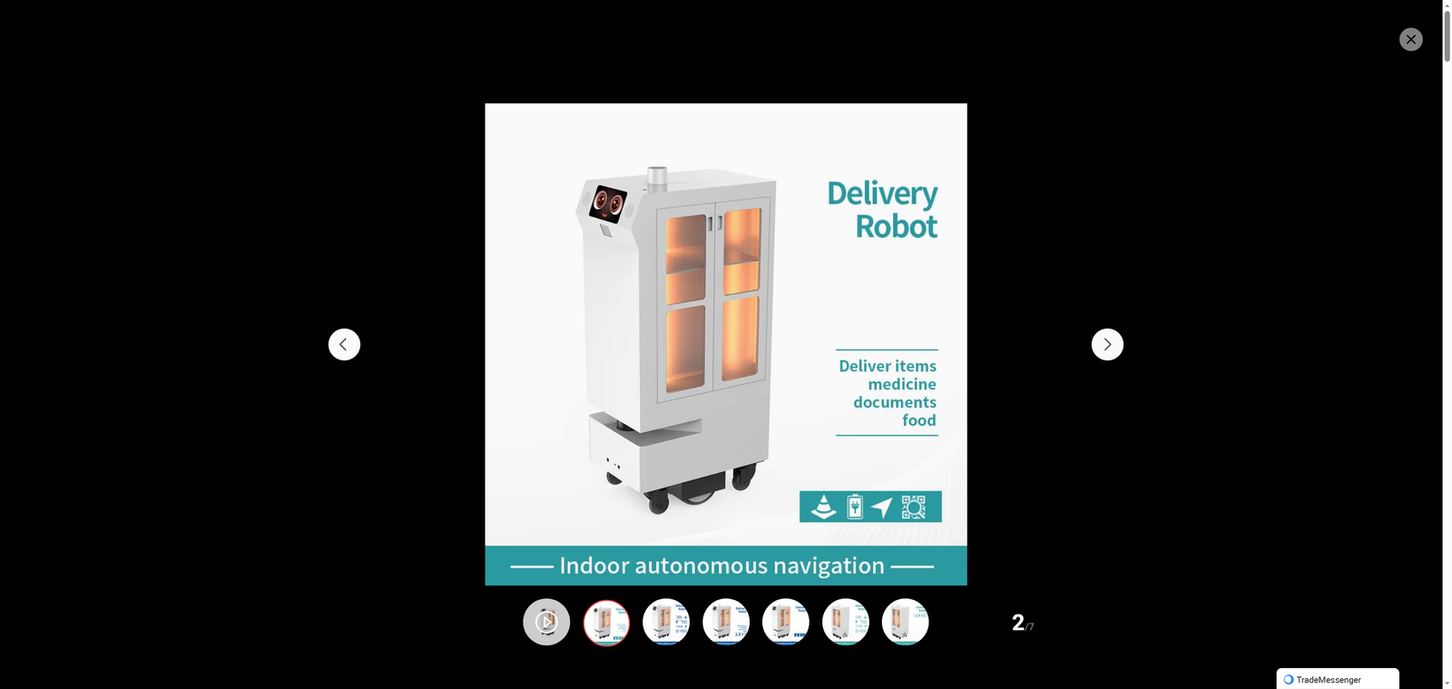 New Product Convenient Delivery Robot for Office Hotel Restaurant KTV