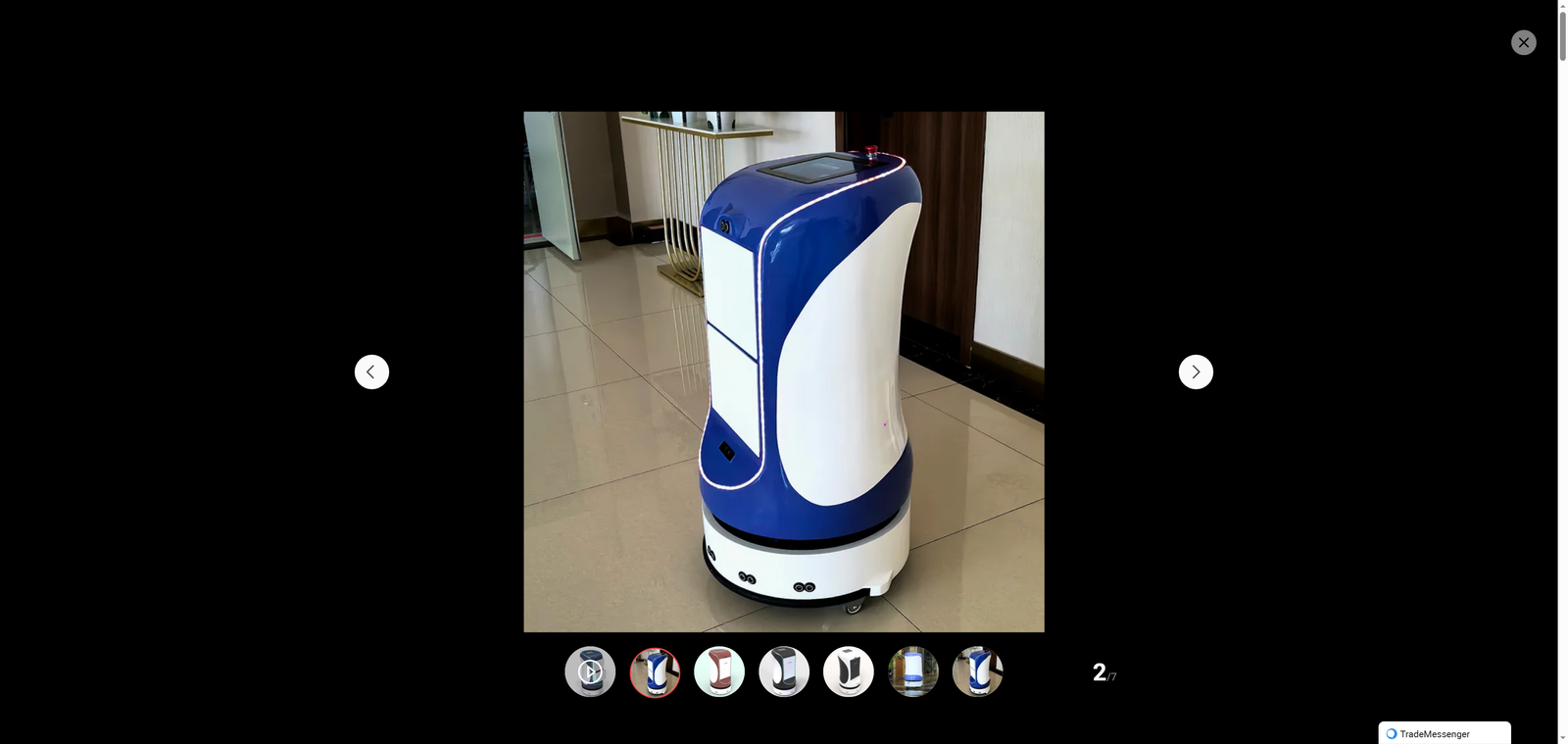 Good Quality Factory Custom LED Lighting 4 - Star Hotel Delivery Robot