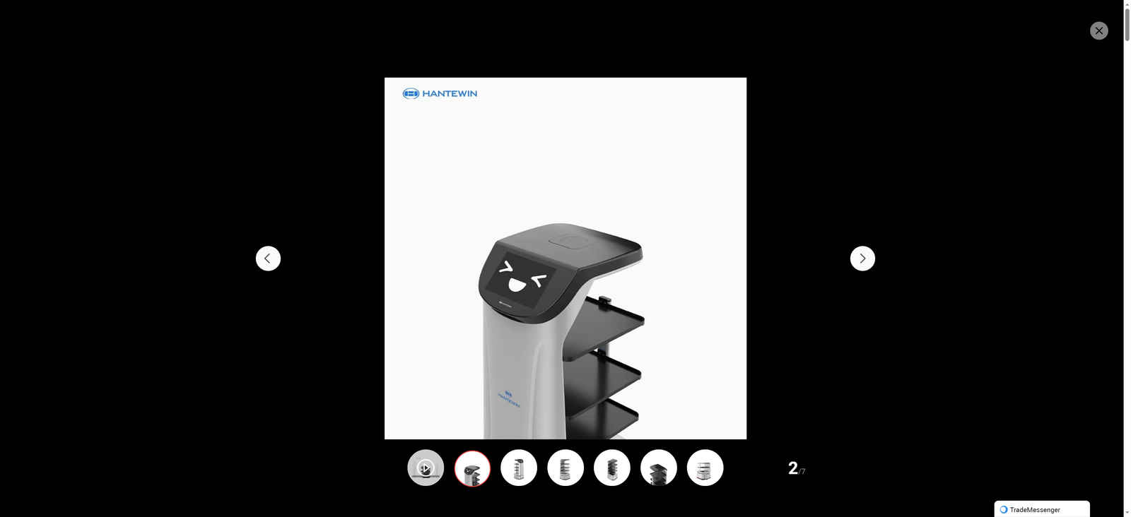 Self-Driving Indoor Food Delivery Robot for Restaurant and Hotel Tray Service