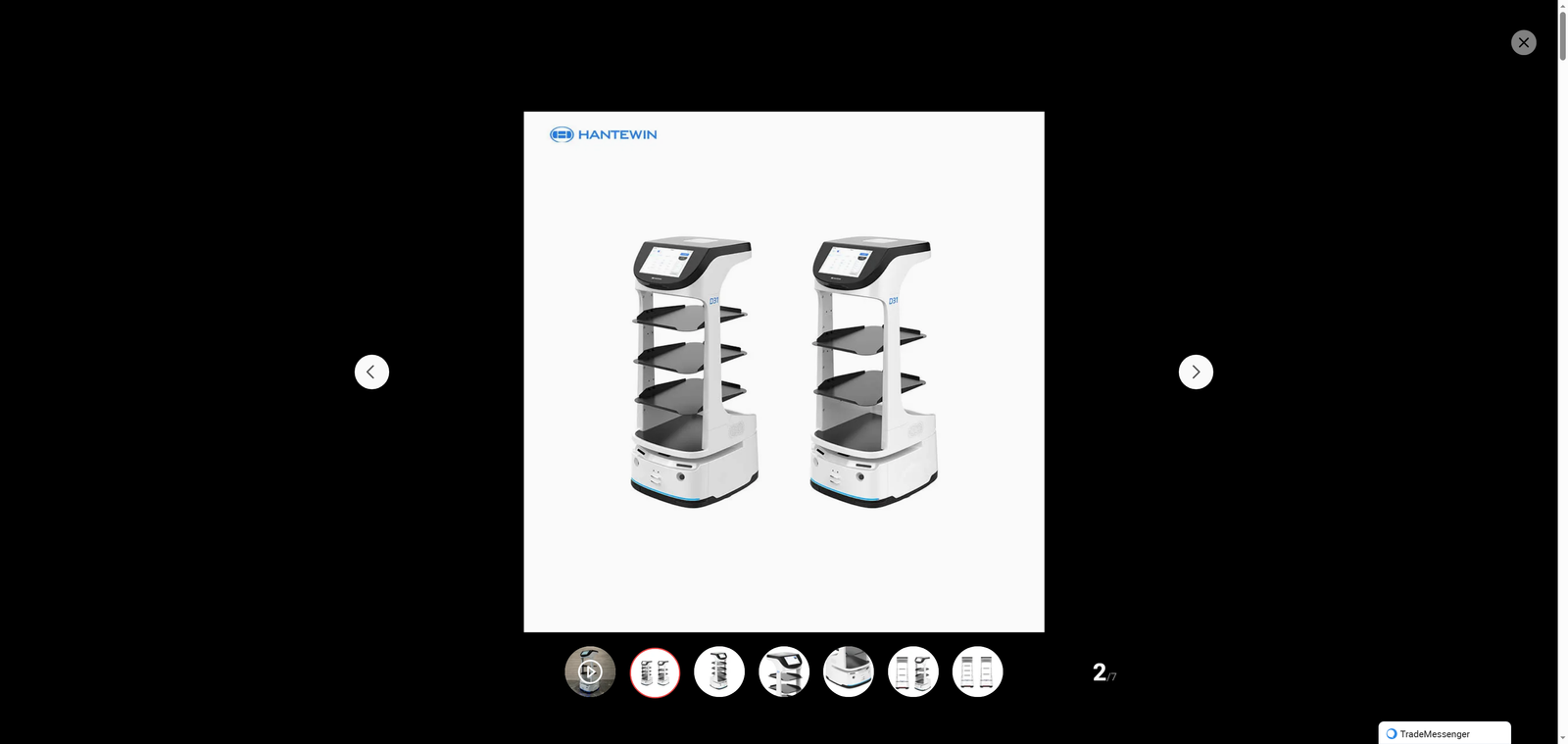 Advanced Ai Delivery Robot for Hotels and Restaurants