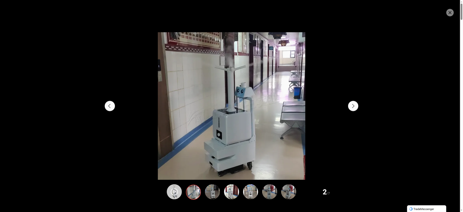 Advanced Hospital Robot Sterilizer for Effective Air Sanitization