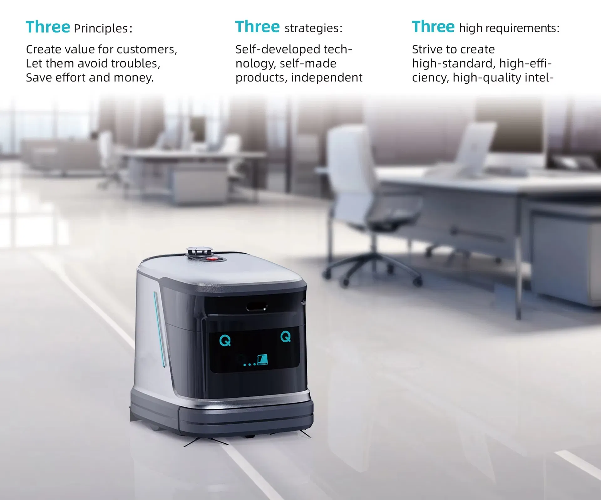 Ai Cleaning Robot for Hotels Restaurants Hospitals Offices