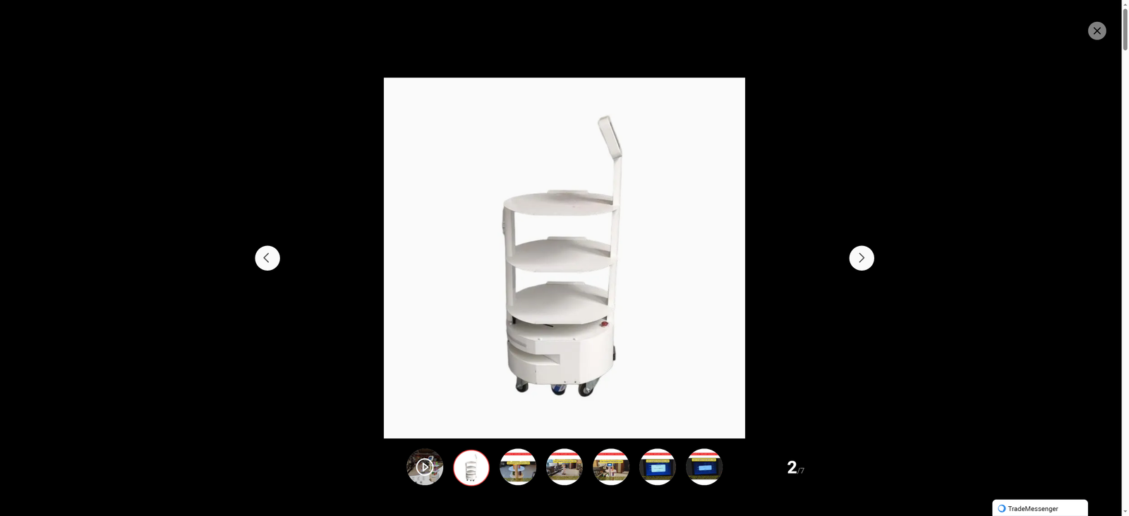 Delivery Robot Products Are Novel, Fashionable, and Interesting, Attracting Customers' Attention