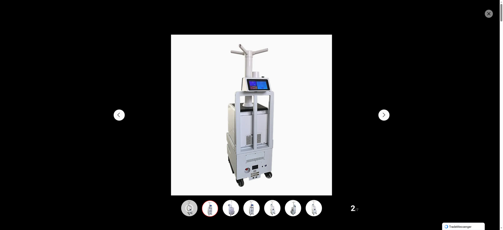 Disinfection and Sterilization Robot Next-Gen Sterilization Robot for Healthcare   Public Spaces