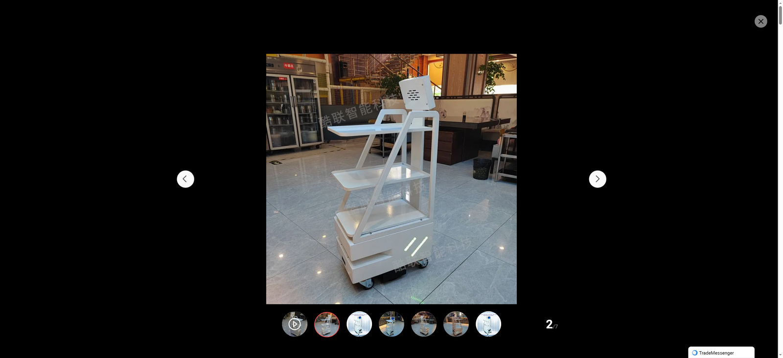 Wholesale Laser Navigation Map Creation and Navigation Delivery Restaurant Robots: Intelligent Service Robot