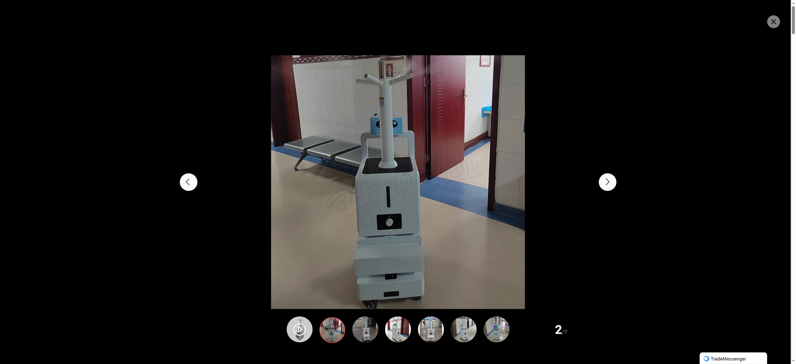 Automatic Air Disinfection Intelligent Atomizer Atomization Disinfection Robot