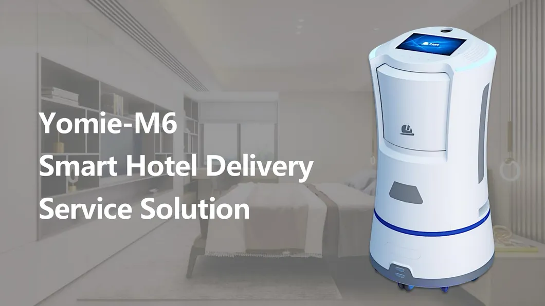Autonomous Commercial Delivery Robot for Hotel Item Package and Distribution Package Distribution Hotel Robot