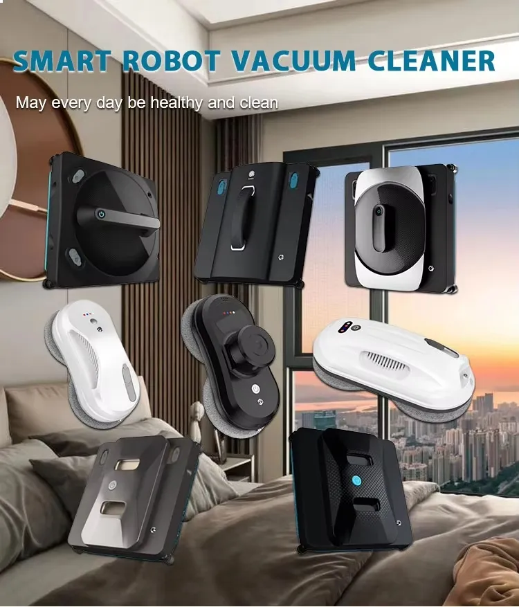 Electric APP Control Window Glass Cleaner Robot Intelligent Automatic Windows Cleaning Robot Window Cleaning Robot
