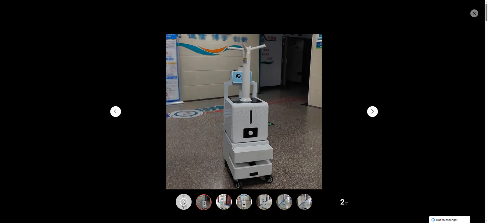 Intelligent Auto Disinfect Robot Ai Atomization Spray Disinfection Robot