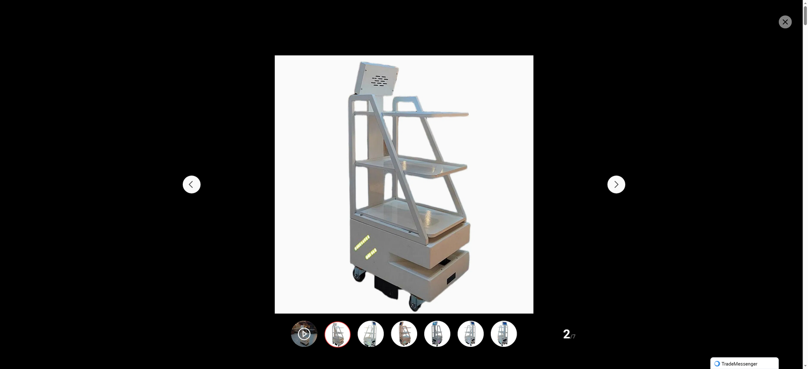 Reception New Welcoming Exhibition Hall Navigation Front Desk Lobby Guide Robot